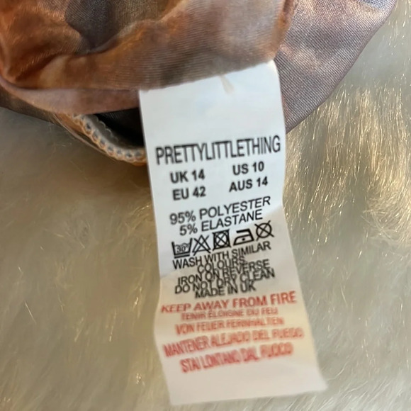 Plt Water Renaissance Print Helsa Slinky Bandeau Crop Top, Size 10, NWT - Picture 7 of 13